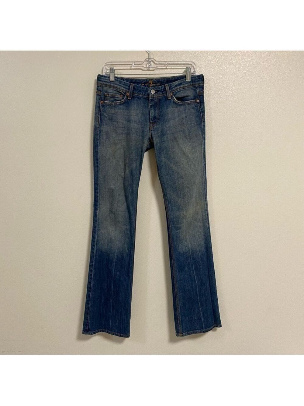 7 for All Mankind Jeans Women’s Size 8/29 faded wash Flynt Bootcut Jeans